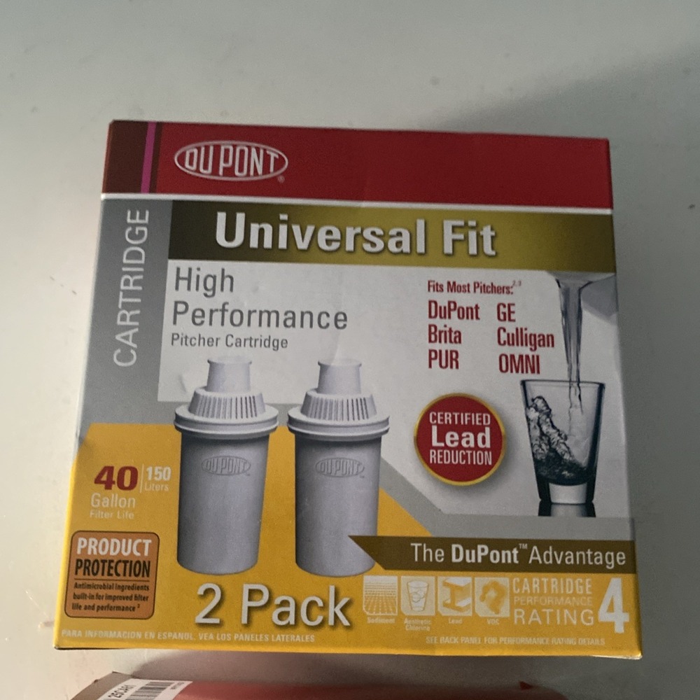 2 DuPont High Performance Water Filter Universal Fit Brita PUR GE Culligan OMNI - Picture 3 of 6